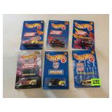 6 Hot Wheels Collectible Cars