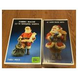 Fabric Mache Santa Table Piece (2)