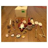 Assortment of Christmas Ornaments, Decor