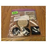 5 Vintage Rinestone & Floral Compacts