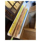 Large Assortment of Advertising Yard Sticks
