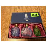 Set of Royal Irish Crystal Perfume Bottles