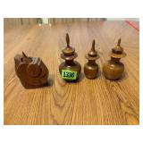 Wooden Perfume Bottles