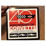 Anniversary of Corvette Stamps w/Folder