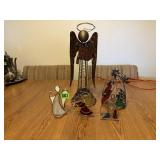 Holiday Angels, Nativity, Stained Glass Decor