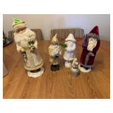 Variety of Santa Figurines