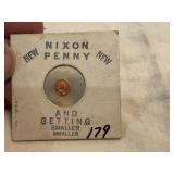 "Nixon Penny" Miniature Penny