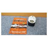 NBA Finals Cap & Bengals Garden Flag