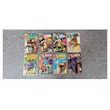 (8) X-Men Comic Books