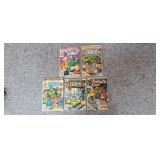 (5) Fantastic Four Comic Books