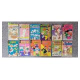 (12) Vintage Walt Disney Comic Books