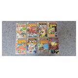 (8) X-Men Comic Books