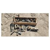 Wooden Toolbox & All Contents