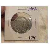 1902 Barber Quarter