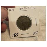 1951 20-Franc French Coin
