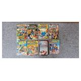 (8) Captain America Comic Books