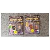 (2) Star Trek Action Figures