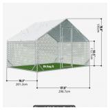 Chicken Coop 79"Lx117"Wx 76" H