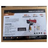 400 lbs. Electric Hoist