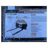 New Hydraulic Skid Steer Pallet Forks