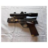 High Standard Victor 22 LR Auto, Burro 2X Scope