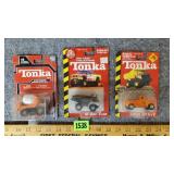 3 Tonka Die Cast Collection Vehicles