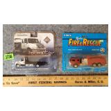 International Flatbed & Pierce Tanker Fire Truck