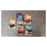Hot Wheels 4 Ford Mustangs &1 Bat Mobile 1/64 Cars