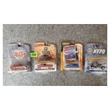 4 Collectible Vehicles 1:64 Scale