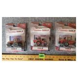 3 Premiere Case IH 1:64 Scale Tractors.