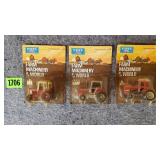 ERTL "Farm Machinery of the World" 3 Toy Tractors