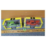 1970 Plymouth Cuda & 1969 Dodge Charger 1:25