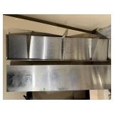 (2) Wall-Mount Stainless Steel Shelves