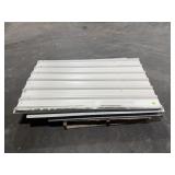 Pallet of White Tin Sheets, 4-5