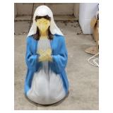 Blowmold Mary for Nativity