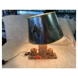 Vintage Western Lamp