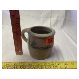 H. Schell 1/2 Liter Stoneware Beer Mugs
