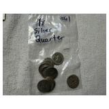 (11) Silver Quarters