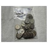 (50) Silver Quarters