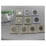 (10) Silver Quarters