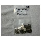 (50) Silver Mercury Dimes