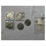 (5) Eisenhower Dollars