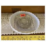 Beaded Star Opalescent Serving Dish
