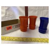 3 Assorted Glass Tumblers