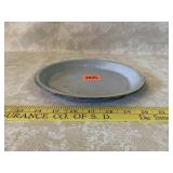 Blue Enamel Pie Plate