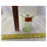 Roulette Green Water Glass