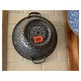 Grey Enamel Strainer