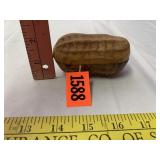 Miniature Peanut Shell Trinket Box, Austria