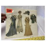 Vintage Paper Doll with Clothes