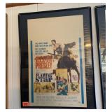 Framed Elvis Presley Poster